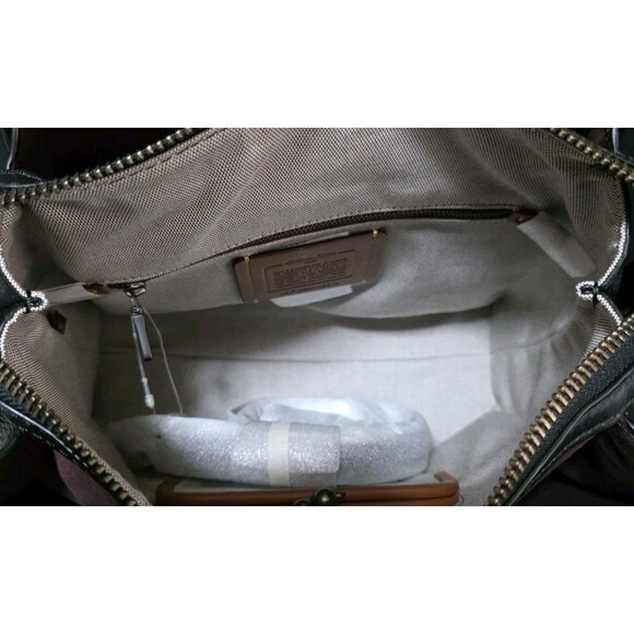 Coach 1941 Rogue Sequins 35613 Black / Multi Leather Handbag  NWT - Picture 7 of 11